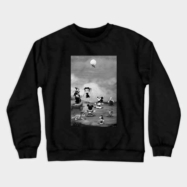 I Want To Believe Chinese Weather Balloon UFOs Aliens Crewneck Sweatshirt by AtomicMadhouse